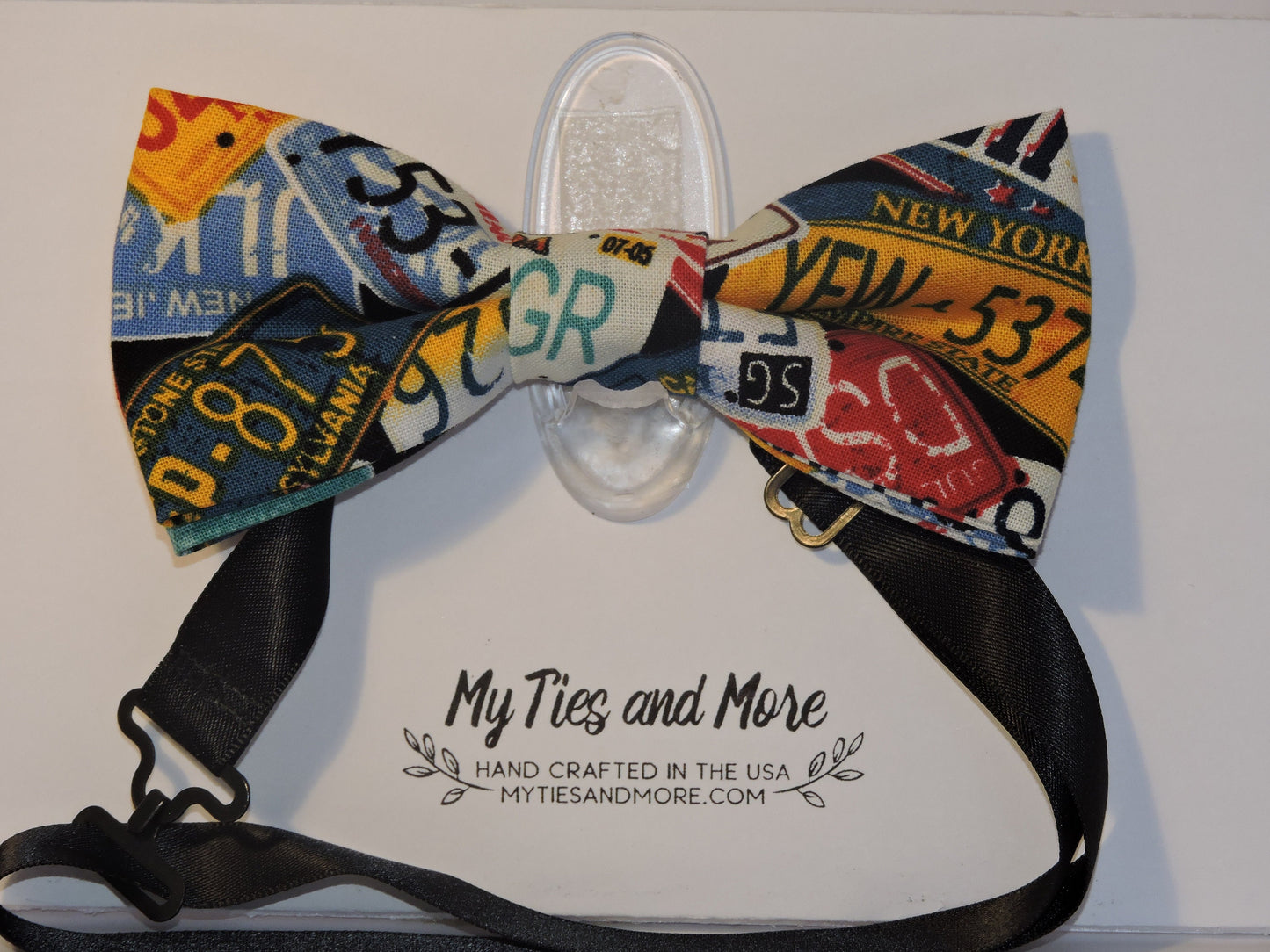 License Plate Bow Tie