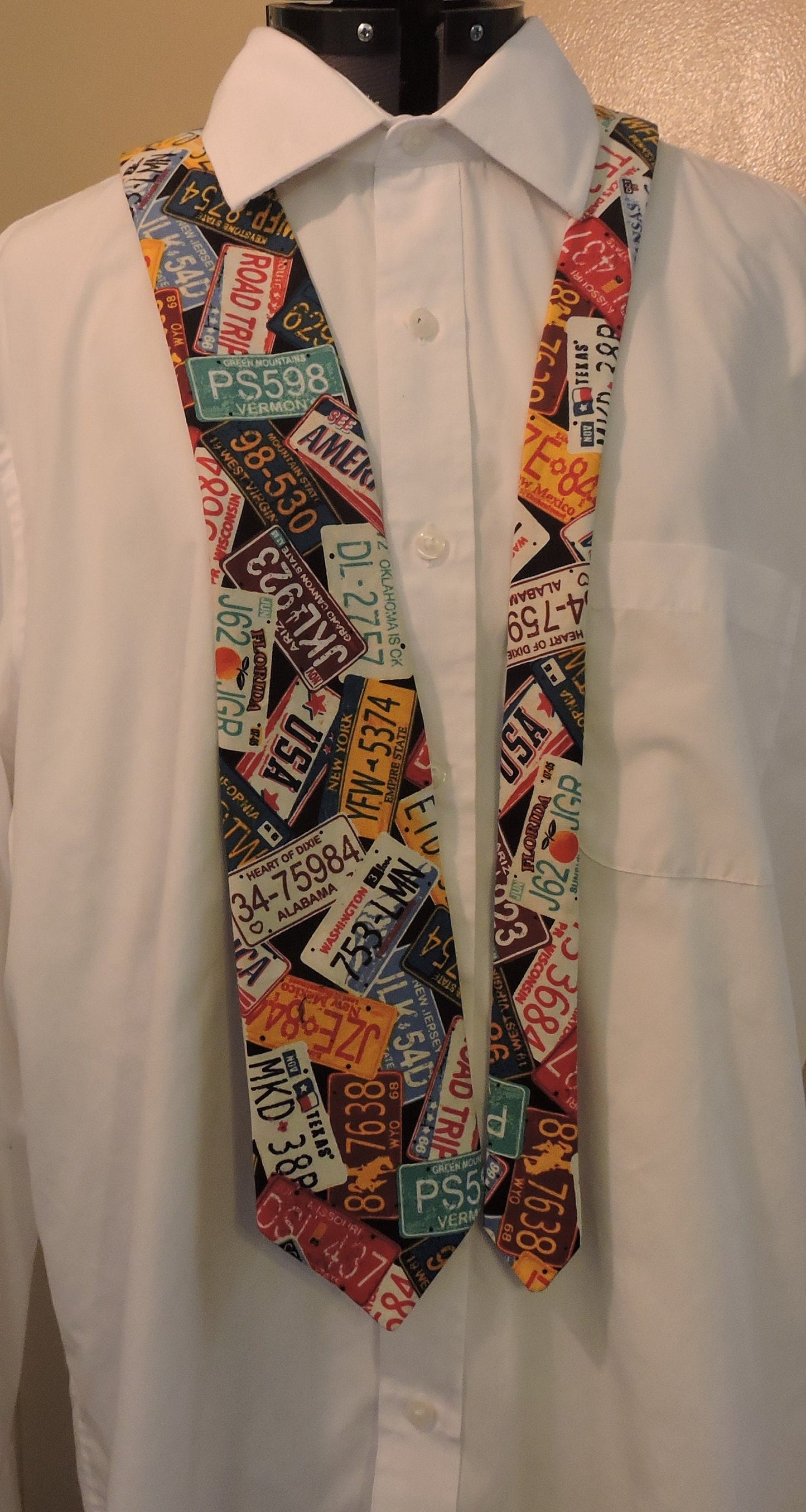 License Plate Bow Tie