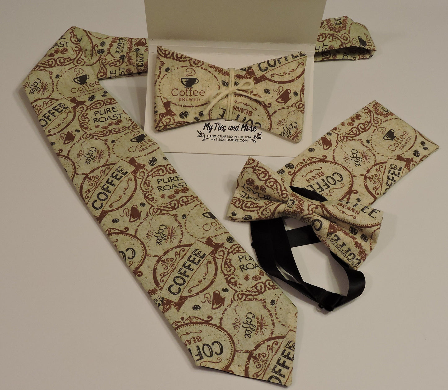 Coffee Bow Tie