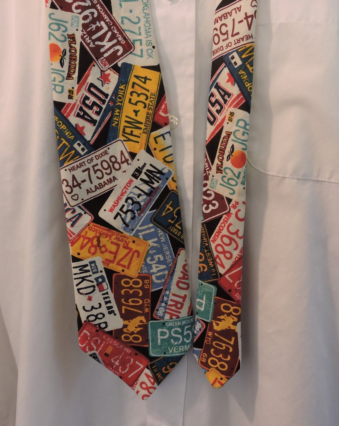 License Plate Bow Tie