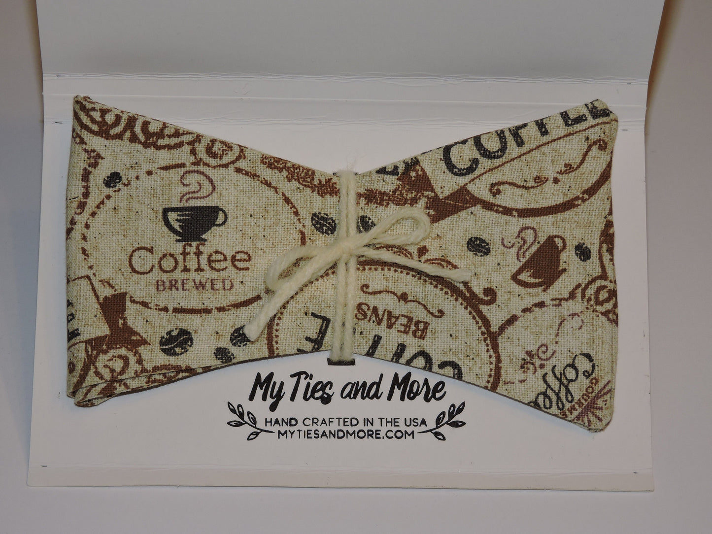Coffee Bow Tie