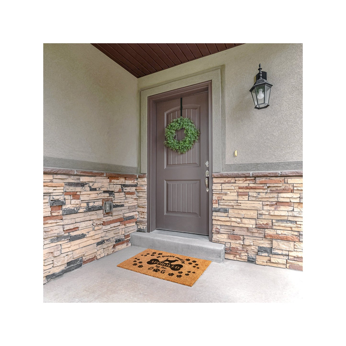 30X18 Dog Approved Door Mat, Door Mat, Front Door Mat, Outdoor Mat, Dog, fun door mat,