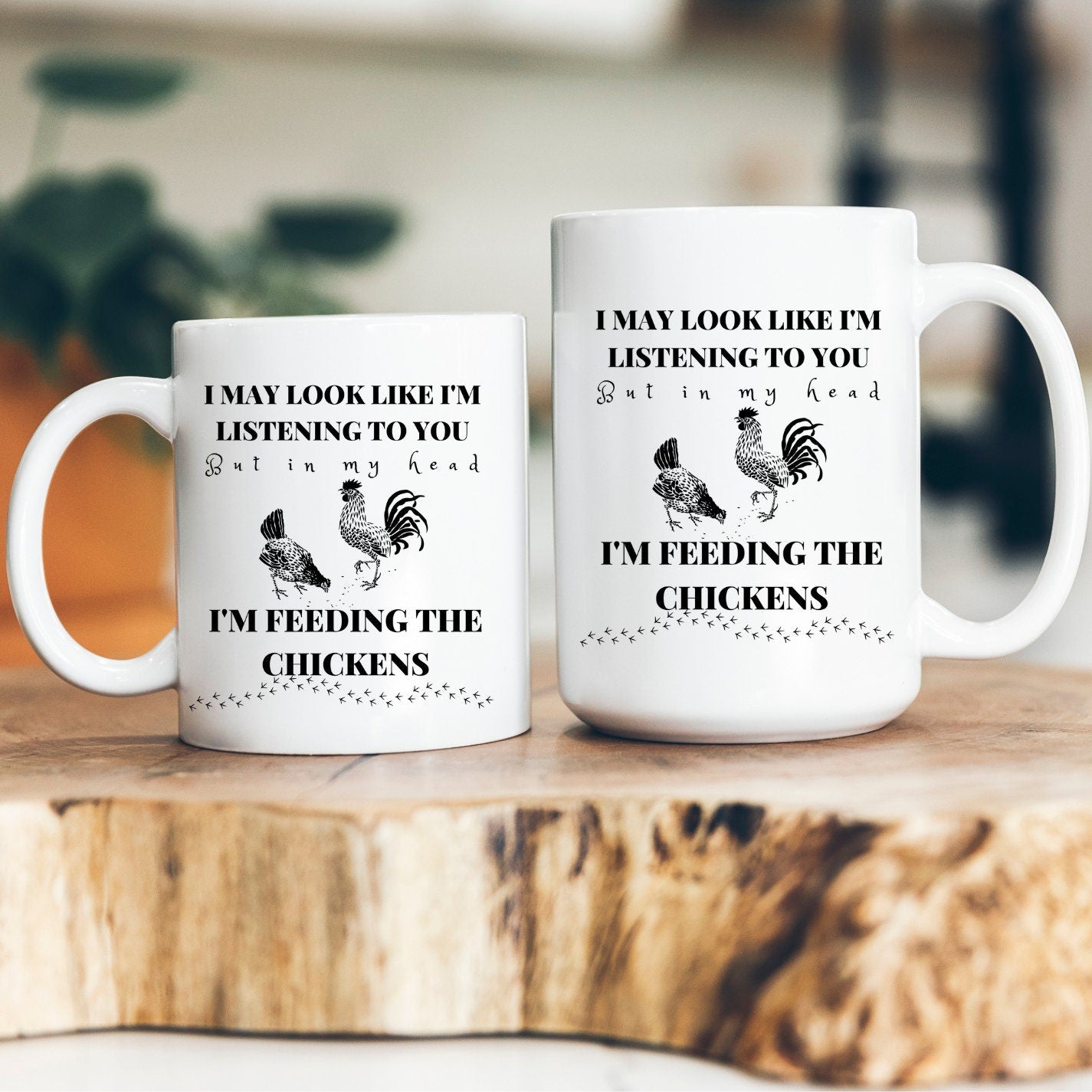 Feeding the Chickens, Coffee, Chickens, Mug, Fun, Sarcastic