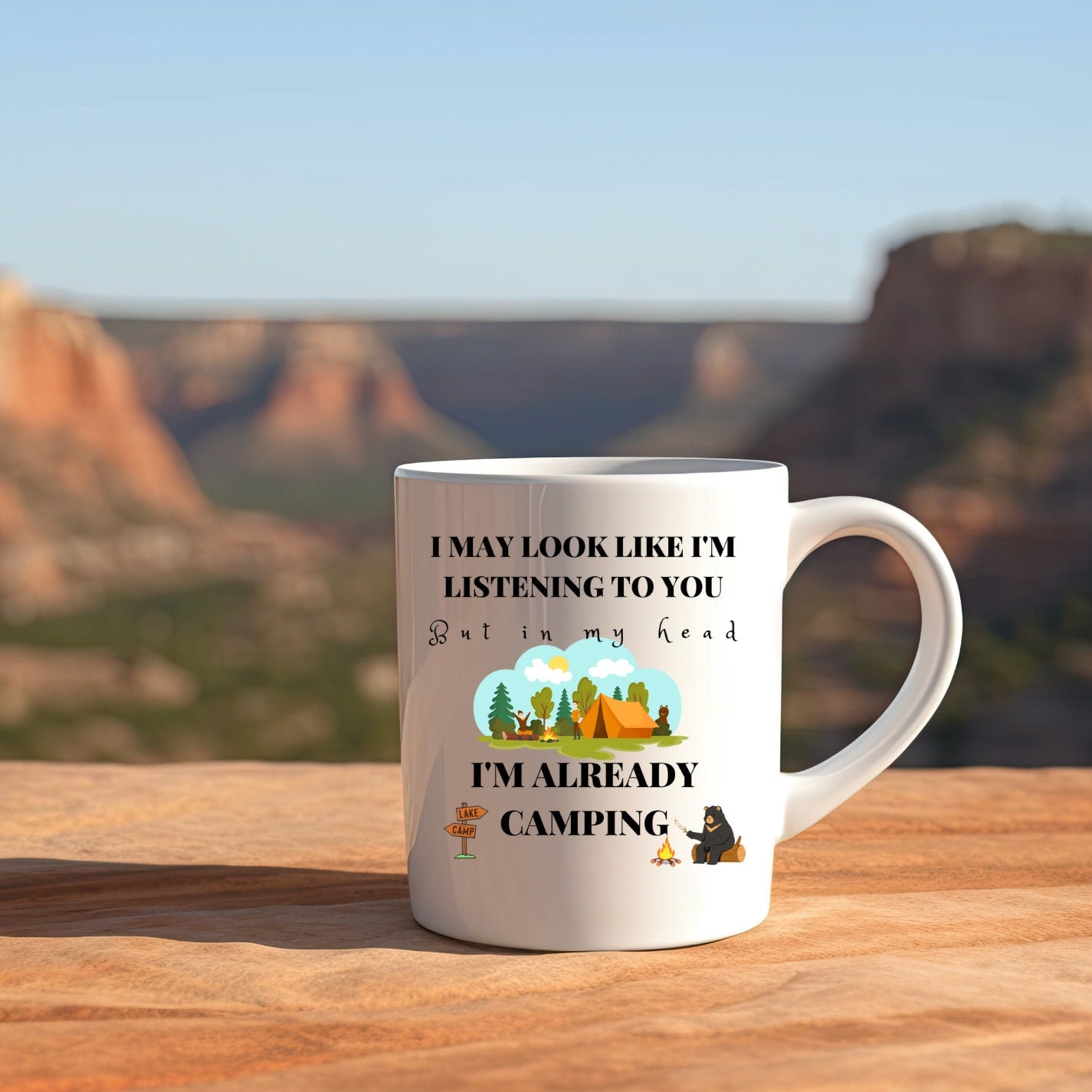 Already Camping Mug, Coffee, 11 oz, 15 oz, Summer, Fun, Sarcastic