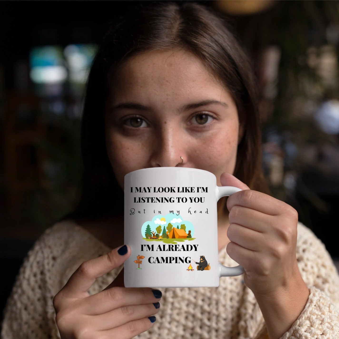 Already Camping Mug, Coffee, 11 oz, 15 oz, Summer, Fun, Sarcastic