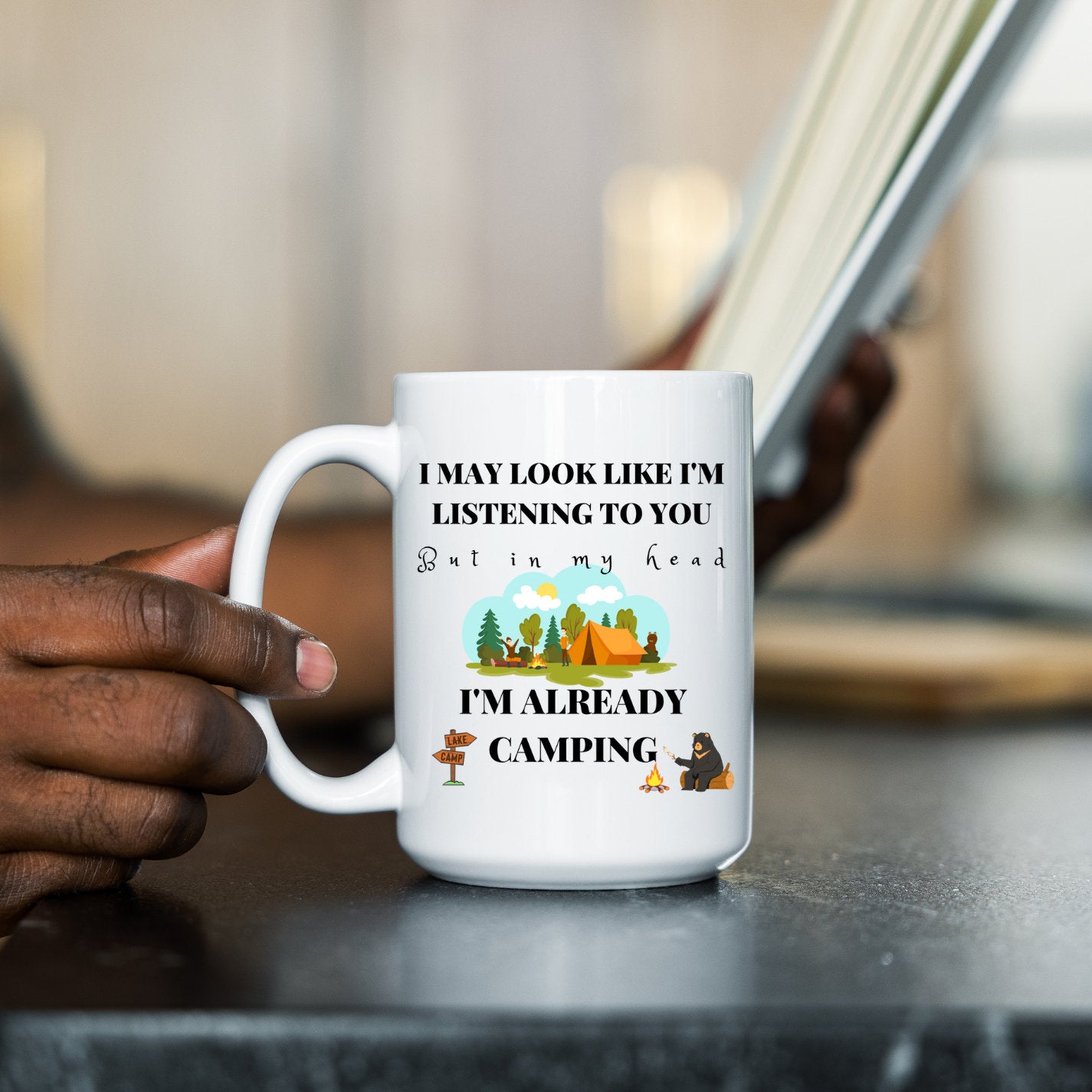 Already Camping Mug, Coffee, 11 oz, 15 oz, Summer, Fun, Sarcastic