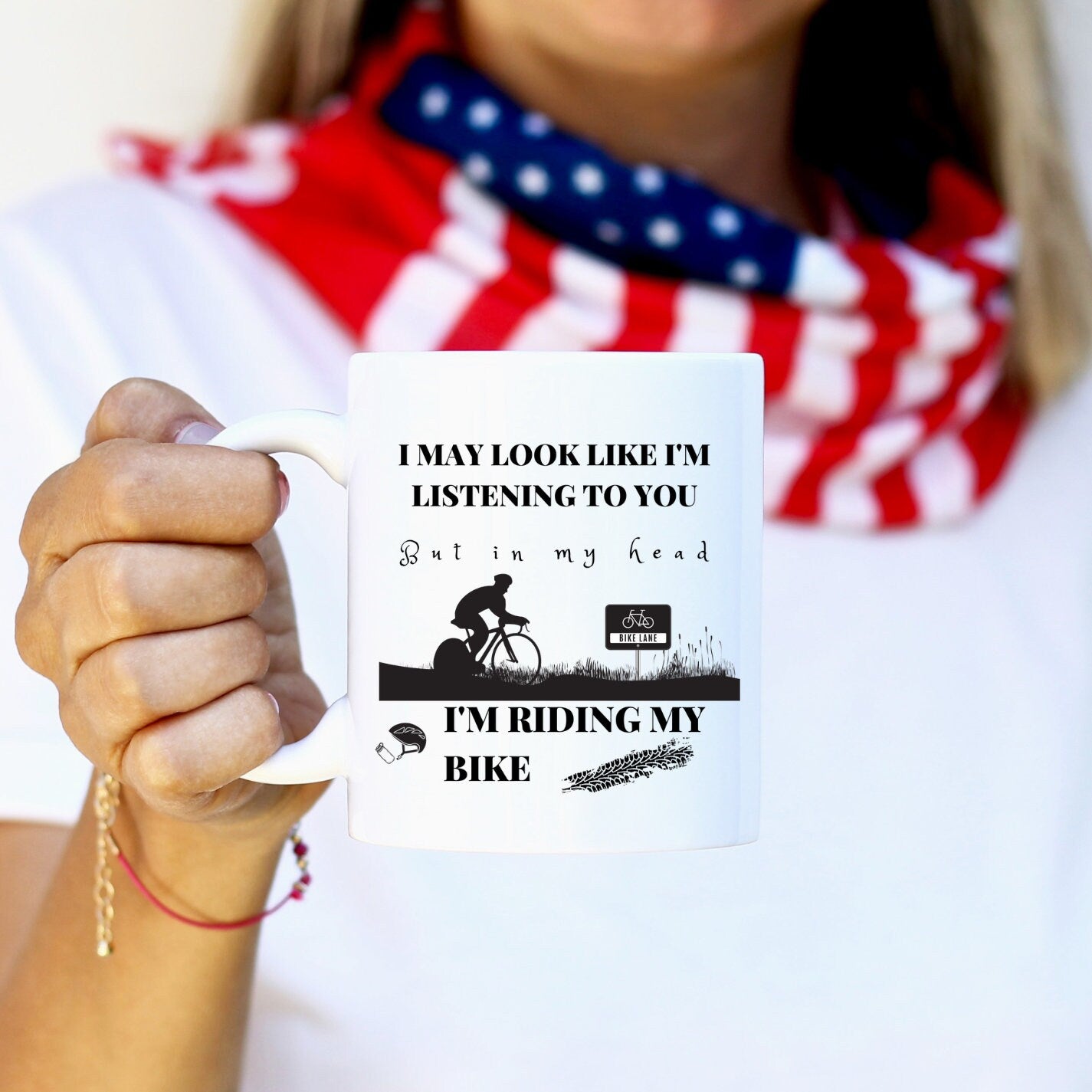 Riding my Bike, Bicycle, Sarcastic, Fun, 11 oz, 15 oz, Mug, Coffee