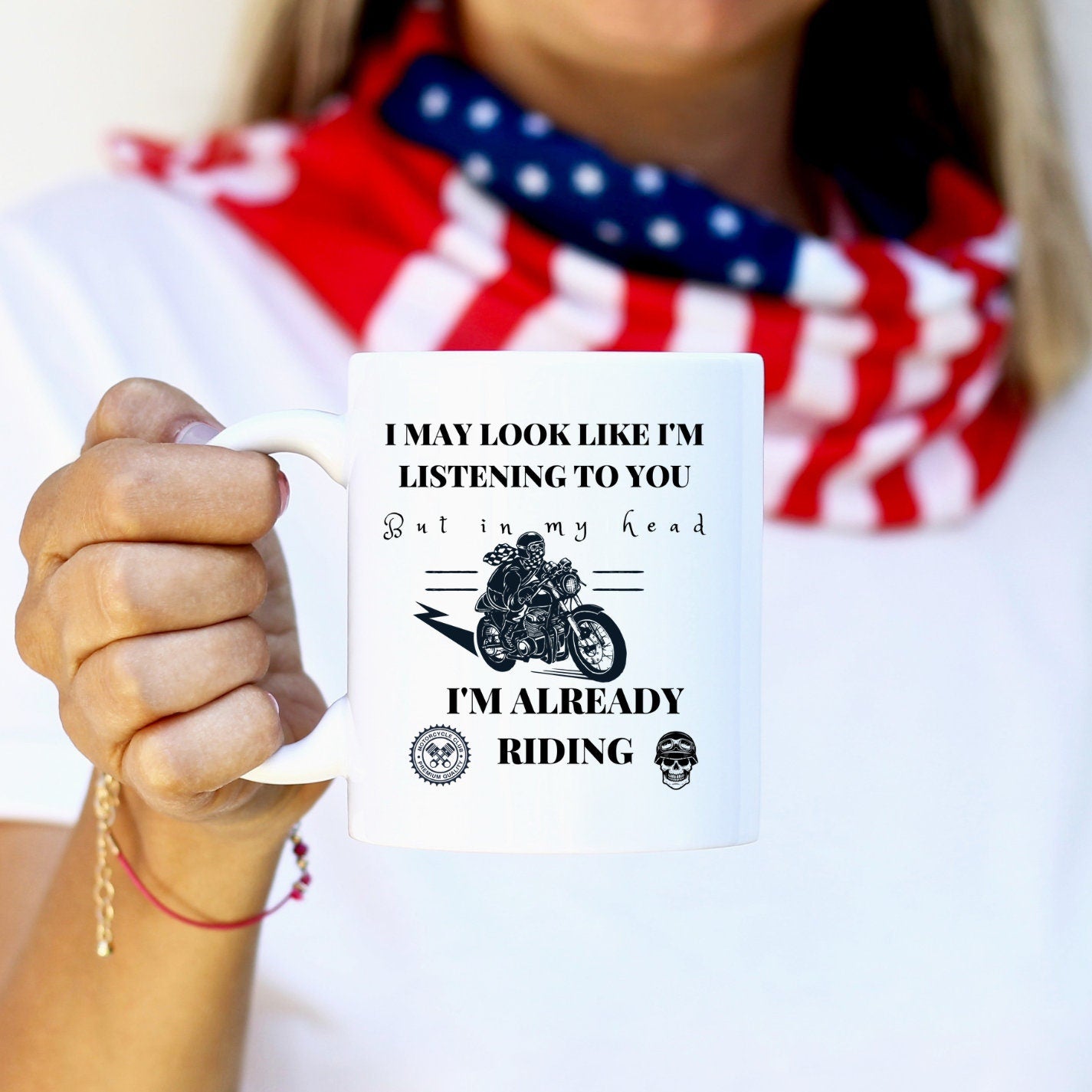 Already Riding, Motorcycle, Sarcastic, Fun, 11 oz, 15 oz, Coffee, Mug
