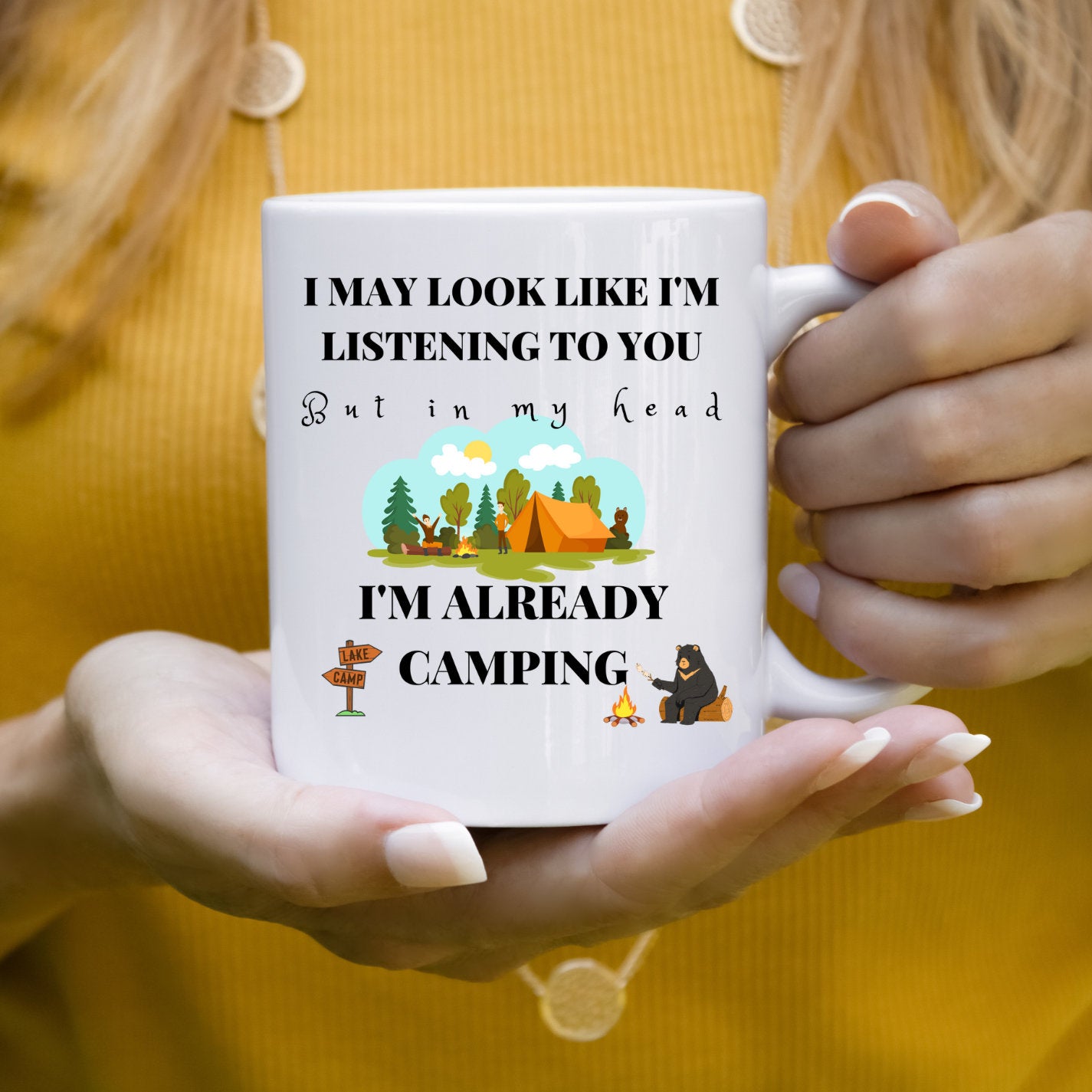 Already Camping Mug, Coffee, 11 oz, 15 oz, Summer, Fun, Sarcastic