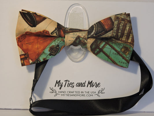 Vintage Traveler Bow Tie