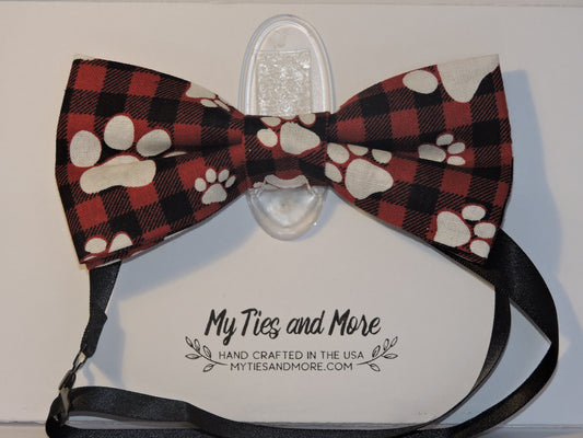 Puppy Paw Bow Tie